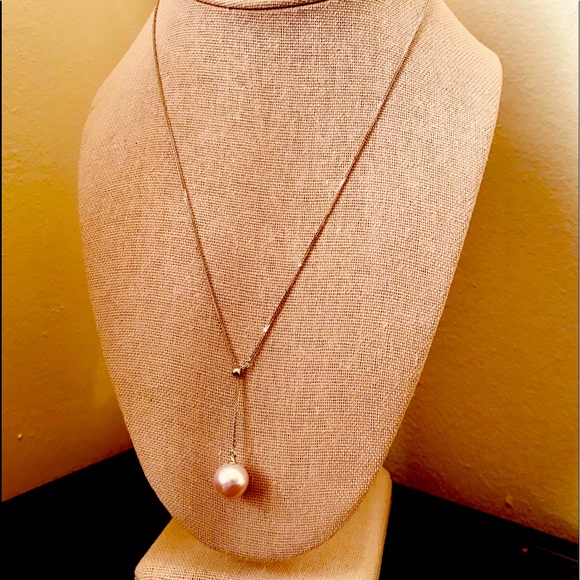 925 Sterling Silver Freshwater Pearl Necklace - Picture 1 of 5